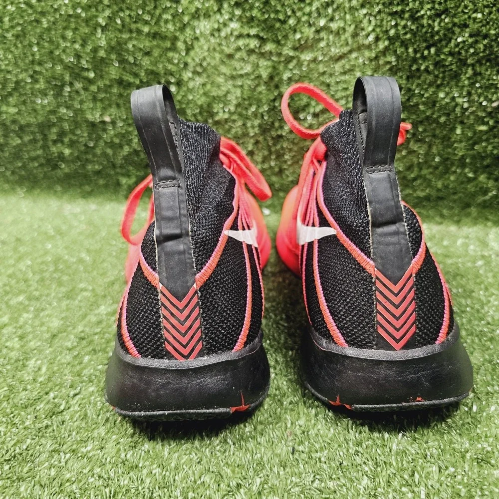 Nike Free Train Force FlyKnit Black Neon Crimson‎ Sneakers 833275-001 Mens 8.5